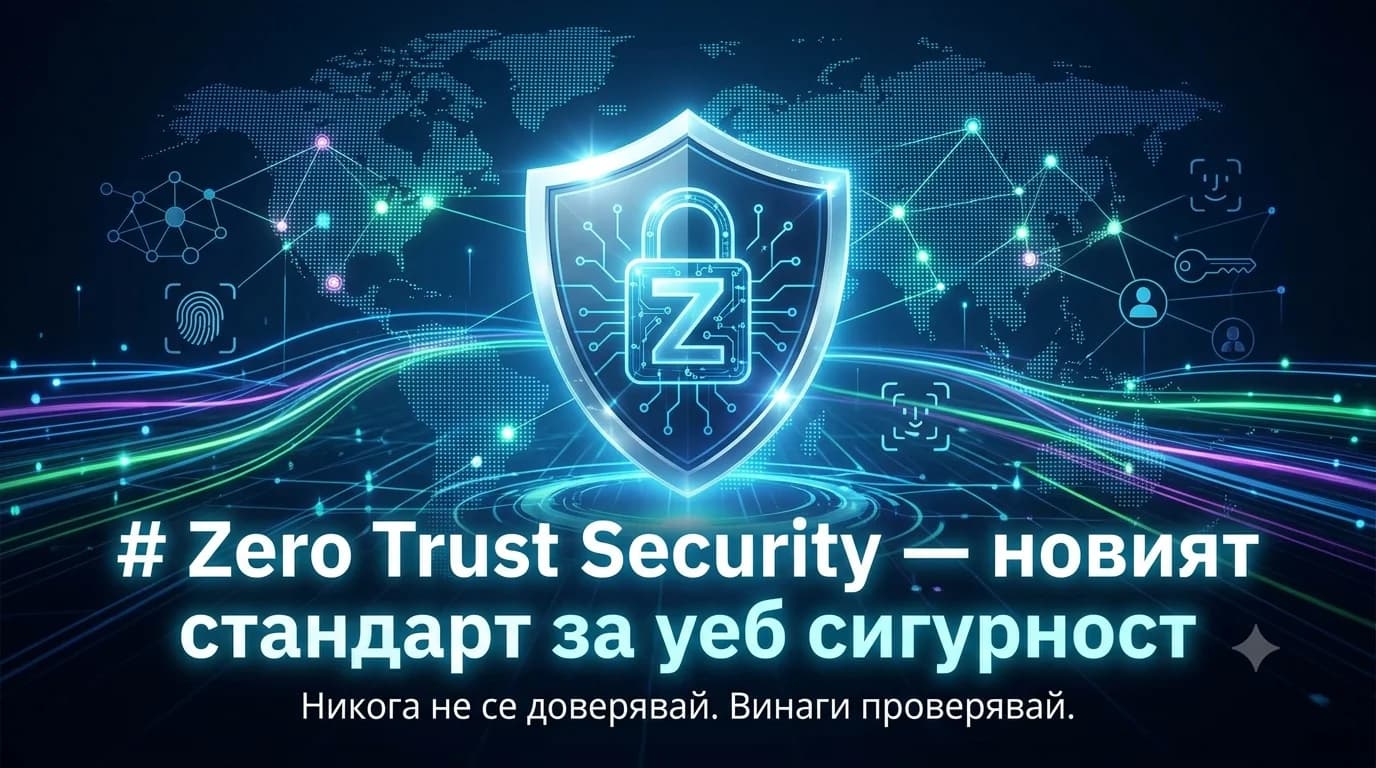 Zero Trust Security — новият стандарт за уеб сигурност