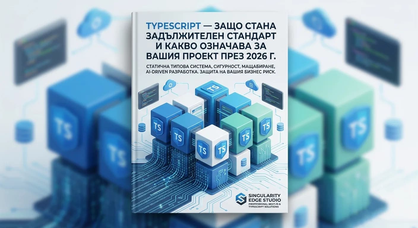TypeScript — why it became a mandatory standard and what it means for your project in 2026 — Web Development | Singularity Edge Studio